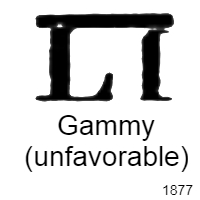 Letter L, Letter I, line
